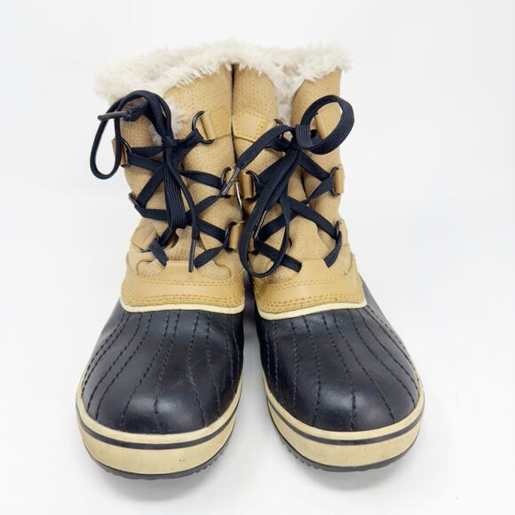 Sorel Women's Tivoli Waterproof Winter Snow Tan Duck Boots 8.5 - Picture 2 of 7